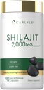 Carlyle Shilajit Capsules ← 2000mg Silencioso 90 Cuenta Silencioso No GMO y Gluten Suplemento gratuito