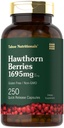 Tahoe Nutritionals Hawthorn Berry Capsules ← 1695mg per Serving Silencio 250 Conde Silencio Extract Suplemento para Mujeres y Hombres Silencio No GMO, Gluten Free Extract