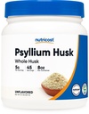Nutricost Psyllium Whole Husk Powder (Flakes) 8.1oz - Gluten Free " Non-GMO