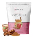 One Sol Lean Plant-Based Protein Powder, Pea & Brown Rice Protein, Low Carb, Vegan Friendly - Gluten, Lactose, & Soy Free - No Added Sugar, Non-GMO, Clean Nutrition, No Bloating (Horchata)