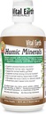 Minerales Vitales Humic Minerals – Suplemento Ácido Fulvico con 70+ Minerales Trace, Electrolitos para la Recuperación & Balance, 32 Oz + 1 Copa Oz