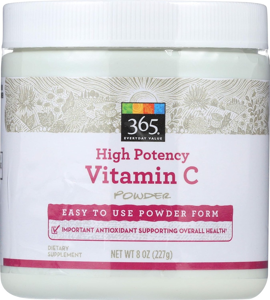 365 por Whole Foods Market, High Potency Vitamin C Powder, 8 oz