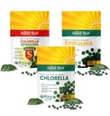 Sunlit Best Ultimate Chlorella & Spirulina Bundle ← Super Greens Suplementos para Immune Support, Gut Health, Mood & Energy