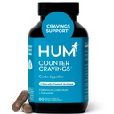 HUM Counter Cravings Chromium Supplements with L Theanine, Seaweed Extract " Forskolin to Help Support Appetite, Cravings, and Routines, Gluten Free, Caffeine Free Formula, 60 Vegan Capsules
