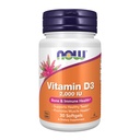 AHORA Suplementos de alimentos, vitamina D-3 2,000 UI, alta potencia, soporte estructural*, 30 Softgels