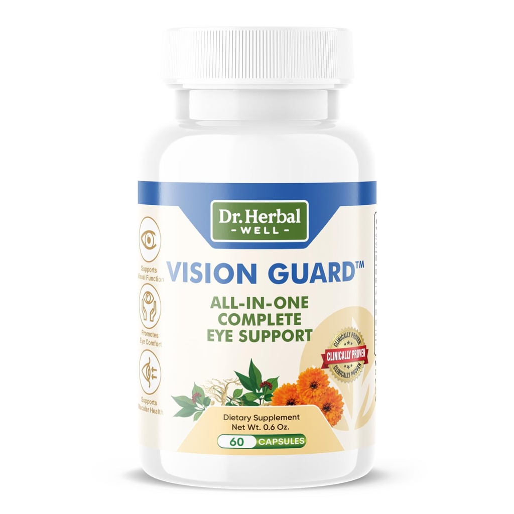 Visión Guard – Todo en un solo soporte de ojos completo, 60 cápsulas