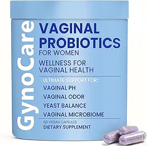 Vaginal Probiotics for Women pH Balance | Prebiotics & Probiotics for Women | Women's Welness for Vaginal Health | Odor Relief | 60 Capsules