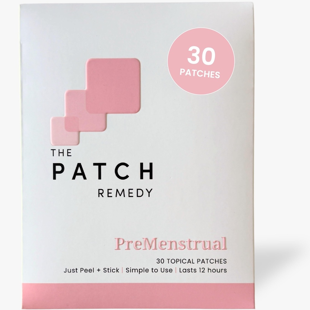 The Patch Remedy Pre Menstrual Patch ¦ Chasteberry, Magnesium, Evening Primrose, Dong Quai, B6 &amp; Vitamin E TEN 30 Patches