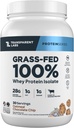 Transparent Labs Grass-Fed Whey Protein Isolate - Naturally Flavored, Gluten Free Grassfed Whey Protein Powder w/ 28g Protein per Serving & 9 Amino Acids - 30 Servings, Oatmeal Chocolate Chip Cookie