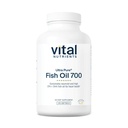 Vital Nutrients Ultra Pure Fish Oil 700 - Supports Heart, Brain, and Joint Health* - Sosteniblemente Fuented High EPA & DHA Omega-3 Fatty Acid - Lemon Flavor - Gluten, Dairy & Soy Free - 120 Softgels