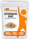 BulkSupplements.com Astragalus Extract Powder - Astragalus Root Powder, Herbal Supplement - Vegan & Gluten Free, 500mg por Serving, 500g (1.1 lbs) (Pack of 1)