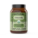 Productos naturales completos Clorella orgánica cápsulas, 500 mg, 100ct, Algas Verde puro Superalimentos, Detox &amp; Immune Support, Vitamina B12 & Clorophyll Rich, Planta-Based, Vegan, No GMO
