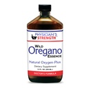 Esencia de orégano salvaje de fuerza física - 12 fl oz - Hidrosol All-Natural - Soportes Niveles de oxígeno - No GMO &amp; Química Libre - 12 Servimientos