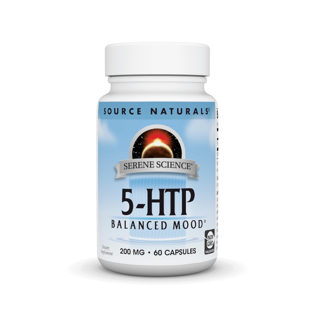 Fuente Natural Serene Science 5-HTP 200 mg - 60 cápsulas