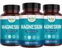 Anidado Naturales Magnesio Glycinate Chelate Ø Magnesium Suplemento para Cólicos Musculosos, Relajación, " Apoyo al sueño TENIDO 100% Chelated Albion TRACCS Magnesium Glycinate 200mg TENIDO (3-Pack)