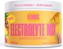 Dr. Price's Electrolyte Mix ← Polvo de hidratación libre de azúcar con 72+ Trace Minerals ← No Azúcar, Electrolitos de resolución rápida Embalajes de polvo ¦ Tropical, 90 Servimientos