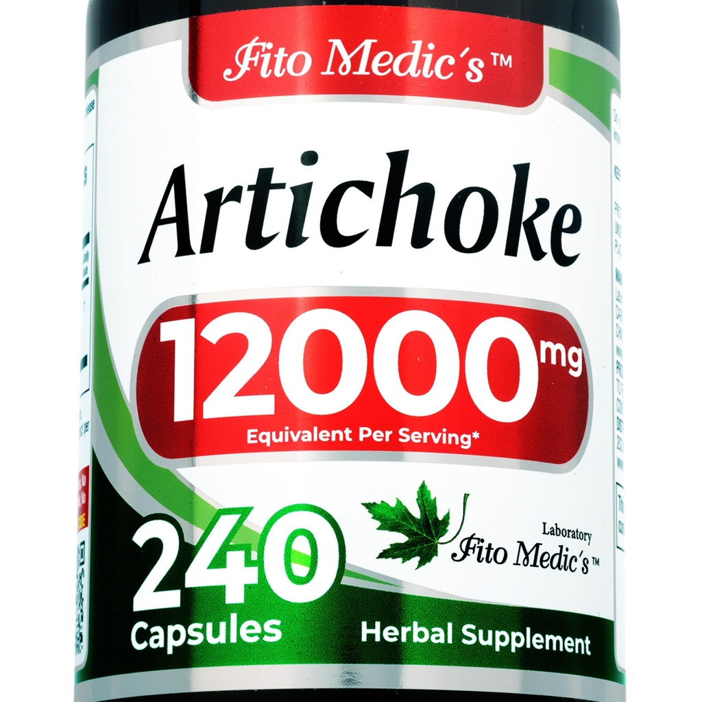 FITO MEDIC'S Lab  Artichoke Extract ← Artichoke Extract Capsules Silencio240 Capsules Silencio12000 mg Silencio alcachofa.