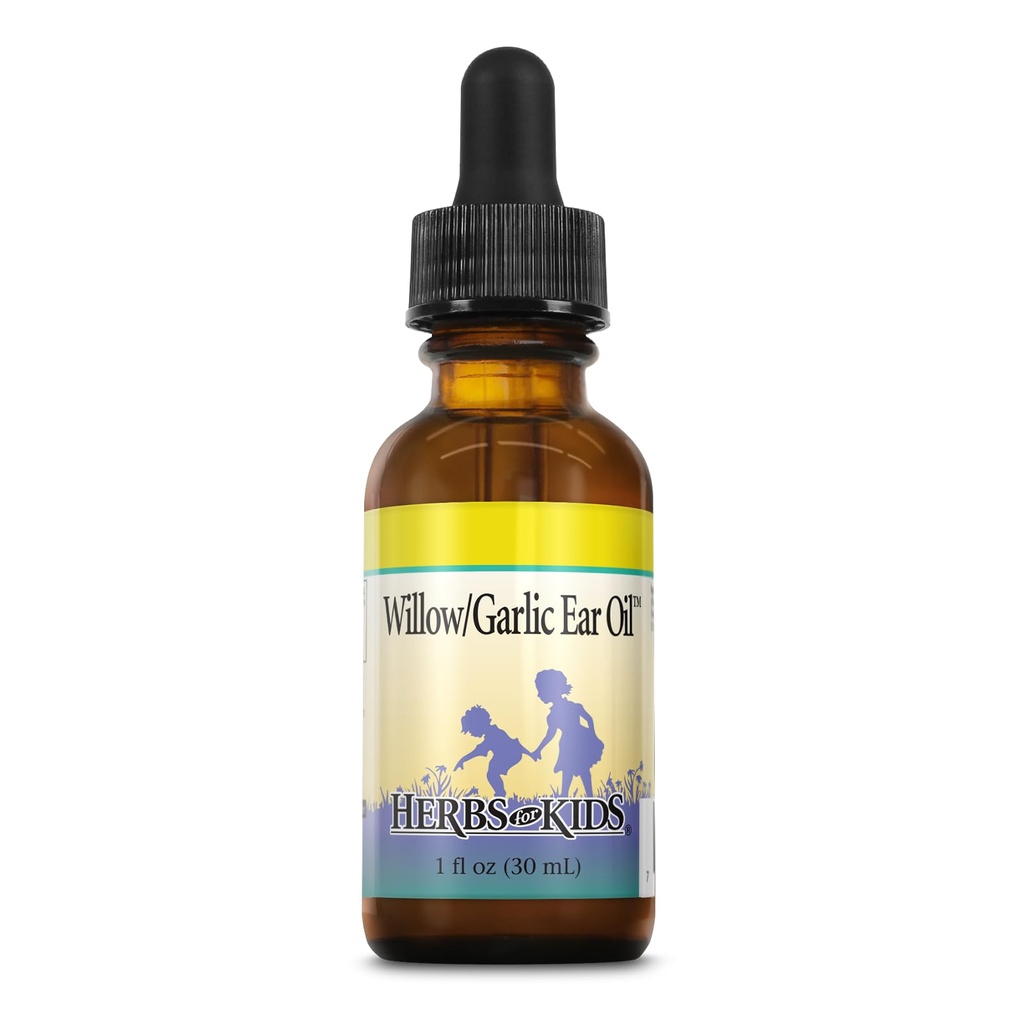 Herbs for Kids Willow/Garlic Ear Oil, Unscented (Btl-Glass)