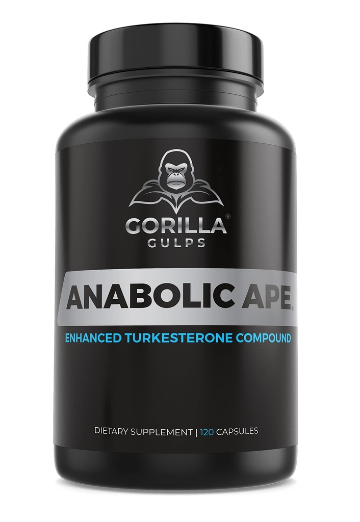 Gorilla Gulps ← Anabólico Ape – Turcosterona Mejorada Compound ¦ Turkesterone, Creatinol-O-Phosphate, Ashwagandha, Bioperine Silencio Lab Tested Silencio 120 Vegan Capsules Silencio Max Strength