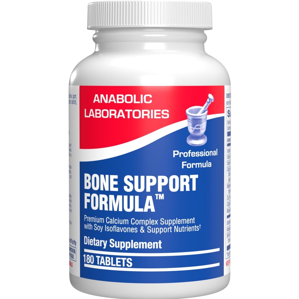 Suplemento de Bono Completo de Calcio Clínico - Magnesio Restaurativo Zinc D3 Suplemento de Bone Health Strength &amp; Density Support with Antioxidant Bioflavonoids - Alta Absorción - 30 Servings