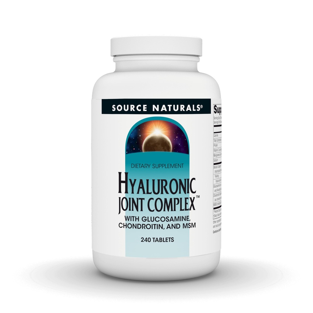 Fuente Naturales Complejo Conjunto Hialurónico con Glucosamina, Condroitina &amp; MSM Extra Strength - 240 Tablets