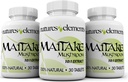 Maitake Mushroom – Pack de 3 – 10:1 Extracto – 500 mg Tablas – Estándarizado 30% Polisacáridos – 1 Mes de Suministro Cada – 100% Natural, Vegetariano Seguro