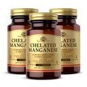 Solgar Manganese Chelated - 100 Tablets, Pack of 2 - Supports Bone, Joint & Nerve Health - Non-GMO, Vegan, Gluten Free, Dairy Free, Kosher - 200 Total Servings