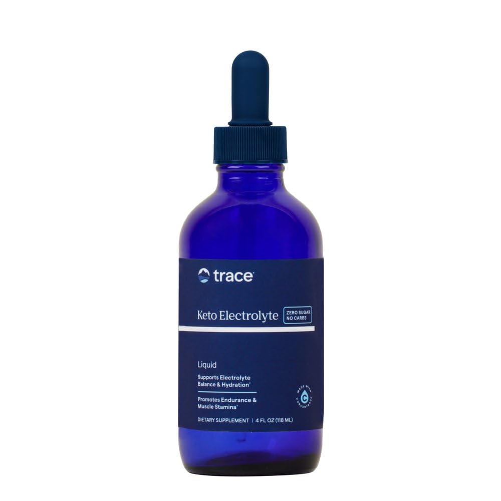 Trace Minerals Keto Electrolyte Drops - Soporte Muscle & Nerve Health - Electrolyte Nutrition Supplement to Aid Hydration & Fitness - Ejercicio Suplemento con Magnesium - 4 fl oz (24 Servimientos)