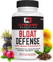 Láminas diuréticas Flush de agua máxima fuerza - Retención de agua y píldoras de agua para hombres de mujer con vinagre de manzana, &amp; hoja de dandelión para soplar 60 cápsulas