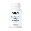Vital Nutrients Saw Palmetto with Pygeum & Nettle Root - Vegan Saw Palmetto for Men Supports Healthy Prostate Function* - Gluten, Dairy, Soy Free - 60 cápsulas
