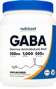 Nutricost Pure GABA 500G Powder (Gamma Aminobutyric Acid) (500 Grams/1.1 pounds)