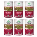 ORGANIC INDIA Psyllium Husk Powder Organic - Psyllium Husk Fiber Supplement, Digestion Support, Vegan, Gluten-Free, Non-GMO, Soluble & Insoluble Fiber Source - 12 oz Canister, 6 Pack