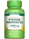 La verdad de la naturaleza Primrose Oil Softgels ¦ Cold Presionado Silencioso No GMO &amp; Gluten Suplemento Gratis