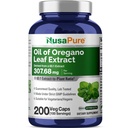 NusaPure Oregano Aceite Extracto 20000mg ← 200 Veggie Powder Capsules Silencio Naturalmente Occurring Carvacrol Silencio No-GMO y Extracto 65:1
