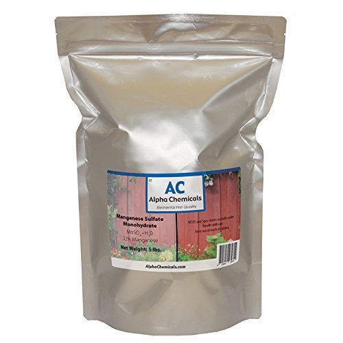 Manganese Sulfate Monohydrate - 32% Mn - 5 libras
