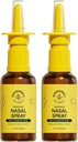 Naturales Nasal Spray para Adultos con Propolis, Xylitol & Saline, Limpia la Congestión Nasal, hidrata el Canal Sinus, " Cavities Sinus Decongest, 1 fl oz(Pack of 2)