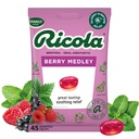 Ricola Berry Medley Throat Drops, 45 Conde, Delicious Throat Relief & Care, Oral Anesthetic, Naturally Flavored