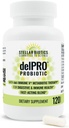 Del-Immune V® + Delpro Probiotic & Prebiotic Blend by Stellar Biotics - Promotes Optimal Gut Health, Digestion, Immune Support & Mood (120 Capsules)