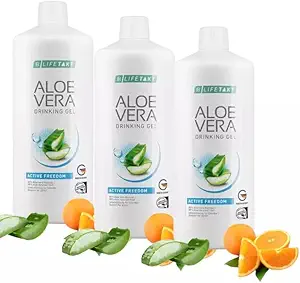 LR Lifetakt Aloe Vera Bebida Gel Libertad activa Salud de las mujeres Hombre Bebe cada día Tratamiento natural Conjunto de 3-1000 ml./33.3 fl.oz
