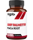 agobi Saw Palmetto Suplemento con Maca Root - High Extract Support for Hair Health, Restful Mood & Energy Support - 150 Veggie Capsules