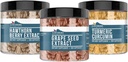 Semillas de uva, Hawthorn Berry, " Turmeric Curcumin Capsule Bundle (200 cápsulas cada una), Puro " Undiluted, No Additives