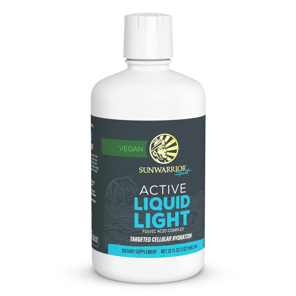 Fulvic Acid Trace Minerals Drops Suplemento Orgánica Liquid Mineral Water Drops Vegan ¦ Plant Based Liquid Light Mineral Complex 32 Fl Oz 32 Servings by Sunwarrior