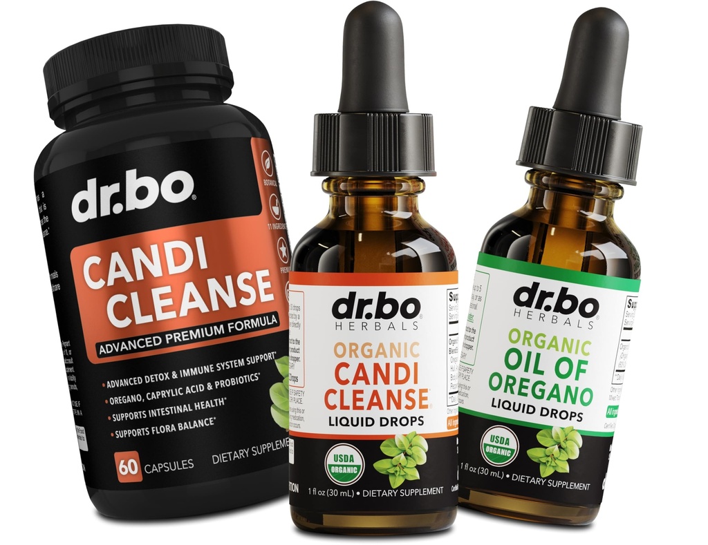 Candi Cleanse " Oregano Oil Drops - Aceite Orgánica de Oregano Drops Liquid " Black Walnut Wormwood - Complejo de Equilibrio de Sobrecrecimiento Extrastre, Natural Oral Gut Cleanser Detox Health Supplements Capsules