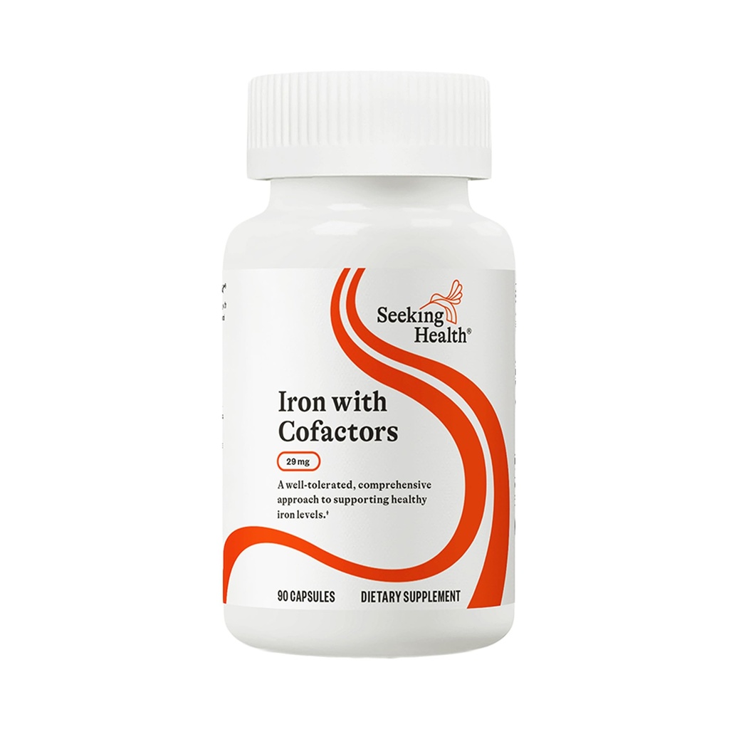 Buscando Hierro de Salud con Cofactores, como Ferrochel Ferrous Bisglycinate, Vitamina A y C Cofactores, Enzimas Digestivos para la Absorción de Hierro Optimal, Vegano y Vegetariano (90 cápsulas)*