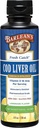Barlean's Cod Liver Oil Liquid Supplement, Omega 3 Fish Oil with 900mg EPA and DHA Plus Vitamin D, Supplements for Joint, Brain, and Heart Health Support, Lemonade Flavor, 8 oz