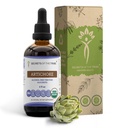 Secretos de la Tribe Artichoke USDA Orgánica ← Extracto sin alcohol, gotas herbales de alta potencia  Fabricado de 100% Certified Organic Artichoke (Cynara scolymus) Leaf seco 4 oz