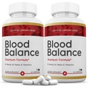 Laboratorios justificados (2 Pack Blood Balance Advanced Formula 620MG Píldoras de suplemento 120 cápsulas