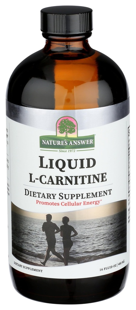 Respuesta de la naturaleza L-Carnitina líquido Sabor de frambuesa 1200 mg 16-Fluid Ounces Celular Energía Suplemento dietético