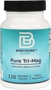Puro Tri-Mag - Tres formas de Magnesio de Alta Absorbed para una variedad de protocolos nutricionales. Alivio de estrés, sueño, salud cardíaca, músculos y metabolismo Apoyo 120-caps