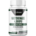 Probase Nutrition Nattokinase Supplement 4,000 FU Servings, 120 Capsules (Derived from Japanese Natto) Systemic Enzymes for Cardiovascular and Circulatory Support